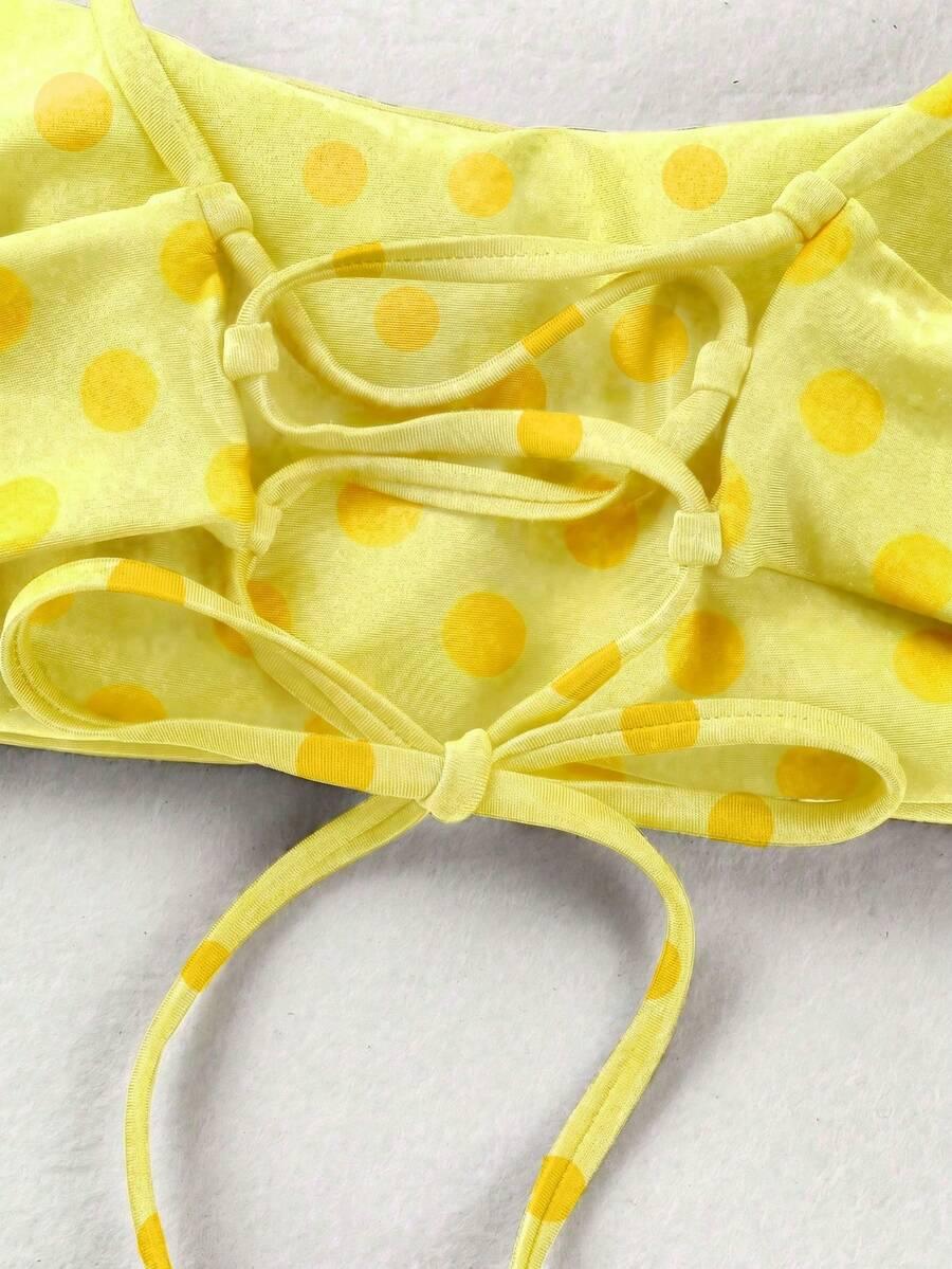 SHEIN DWUCZĘŚCIOWY STRÓJ KĄPIELOWY S09__L