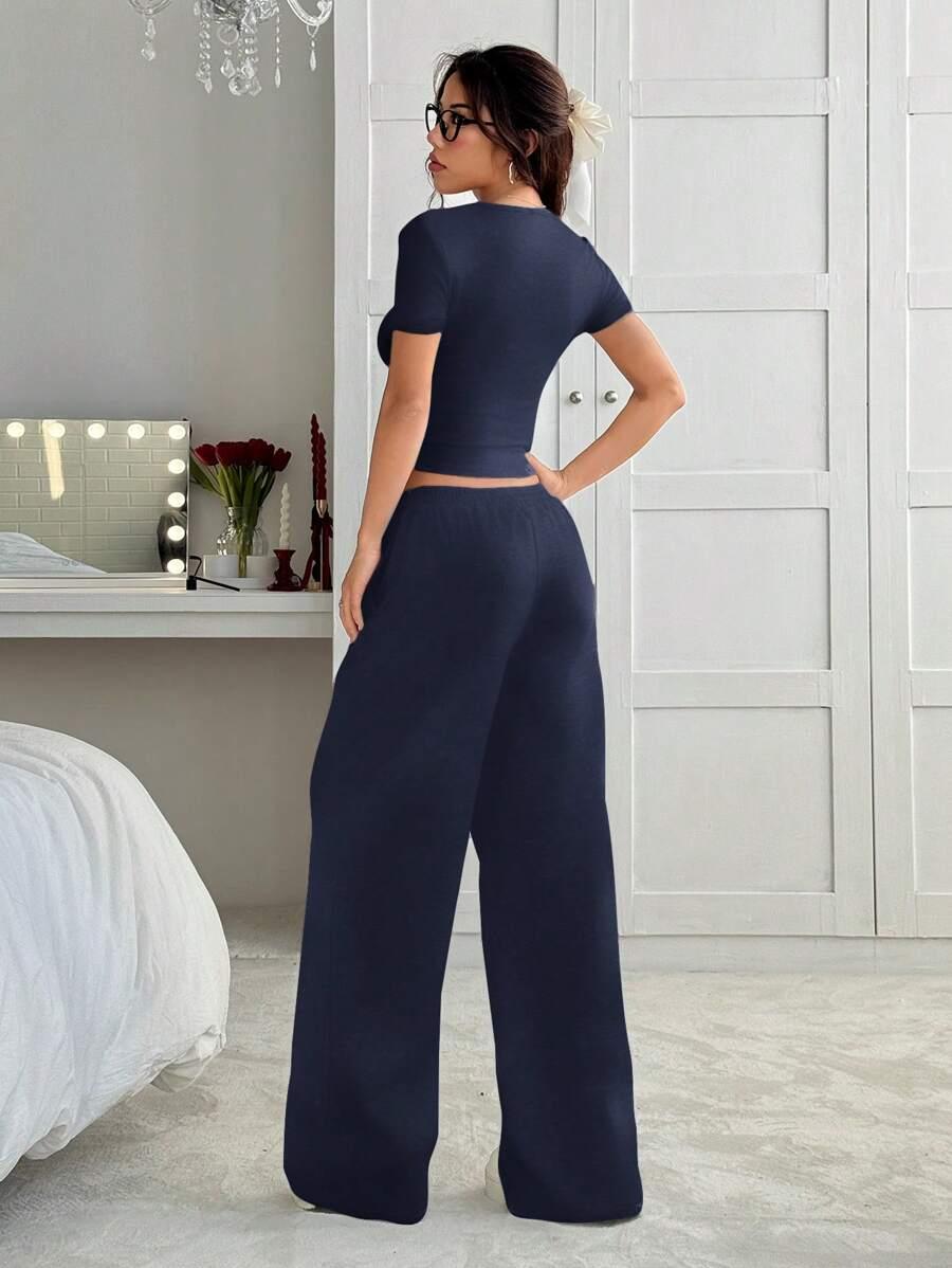SHEIN KOMPLET TOP SPODNIE S06__XS