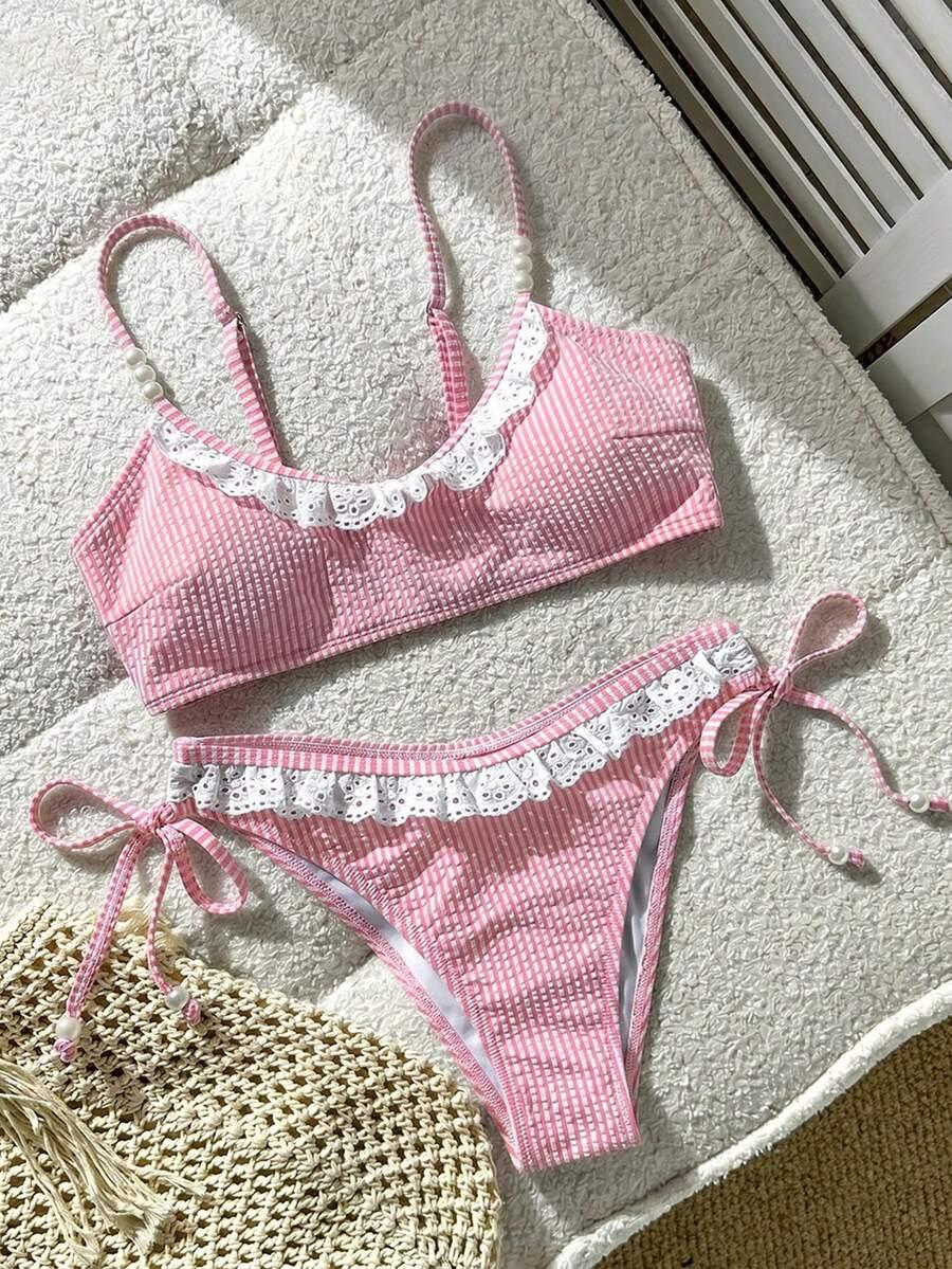 SWIM MOD RÓŻOWY STRÓJ KĄPIELOWY S09__L