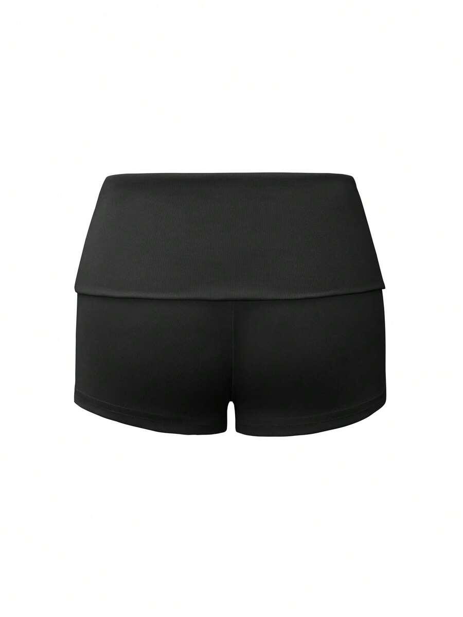 SHEIN CZARNE KRÓTKIE SPODENKI S09__XS