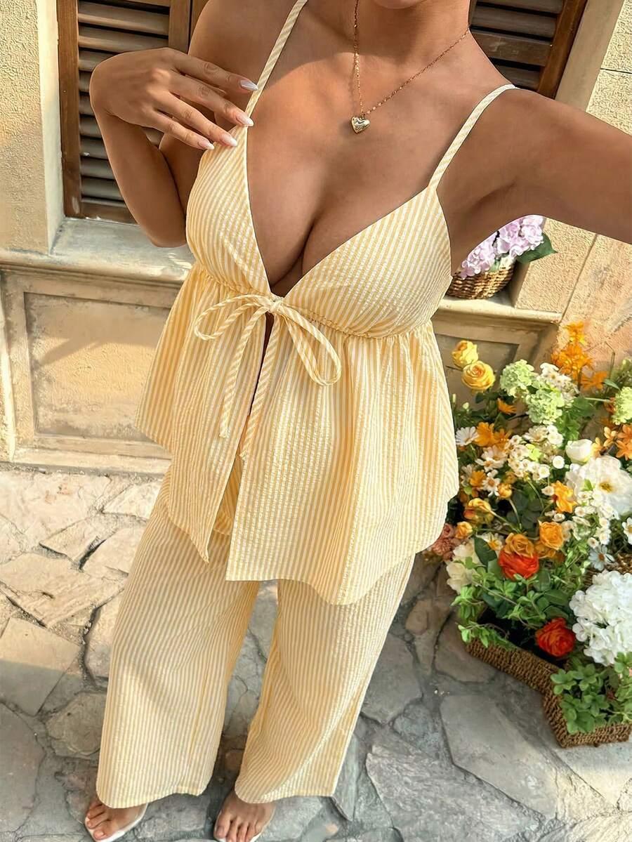 SHEIN CIĄŻOWY KOMPLET TOP SPODNIE S09__XL