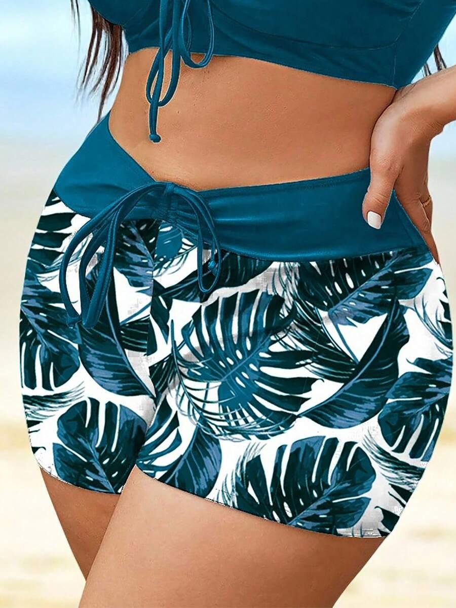 SWIM LUSHOIRE DÓŁ OD BIKINI SZORTY PRINT S09__XXL