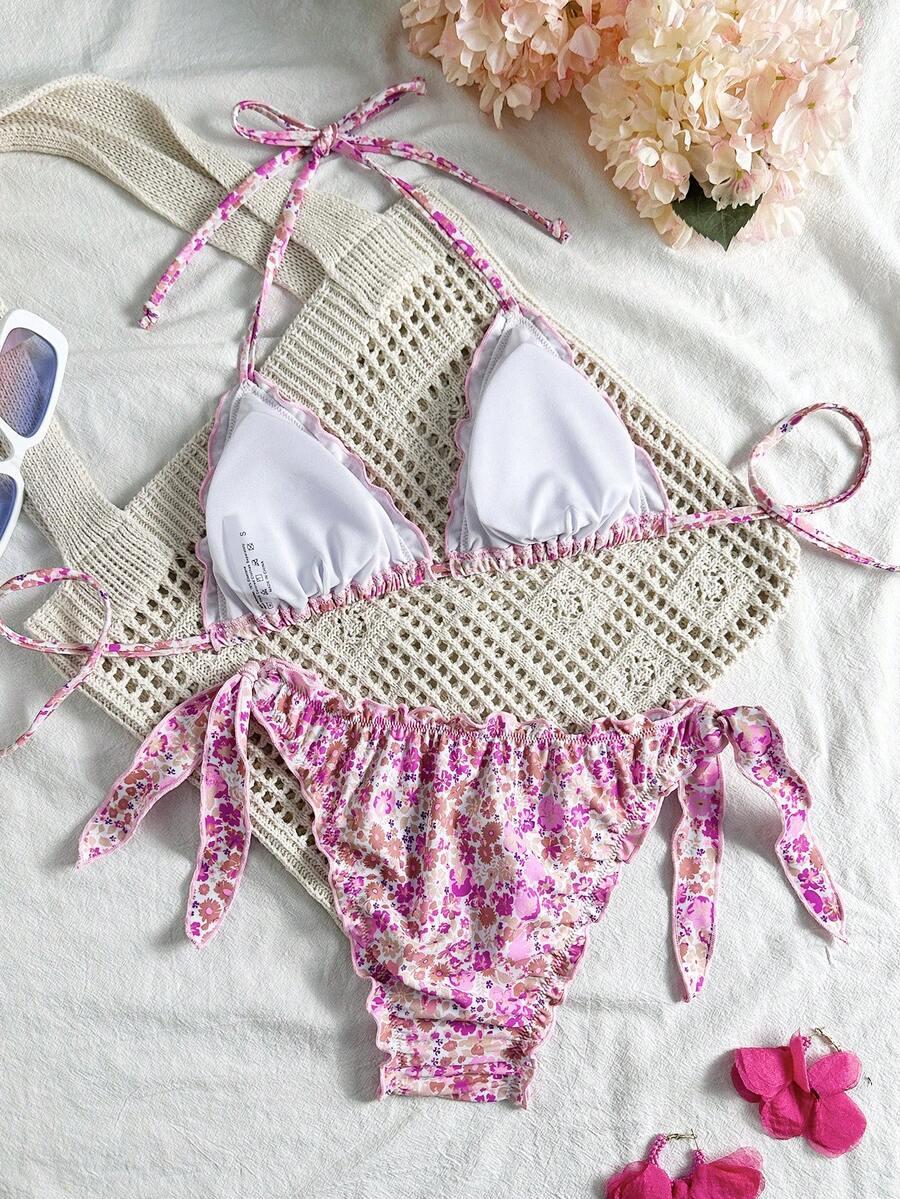 SHEIN DWUCZĘŚCIOWY STRÓJ KĄPIELOWY S09__XS