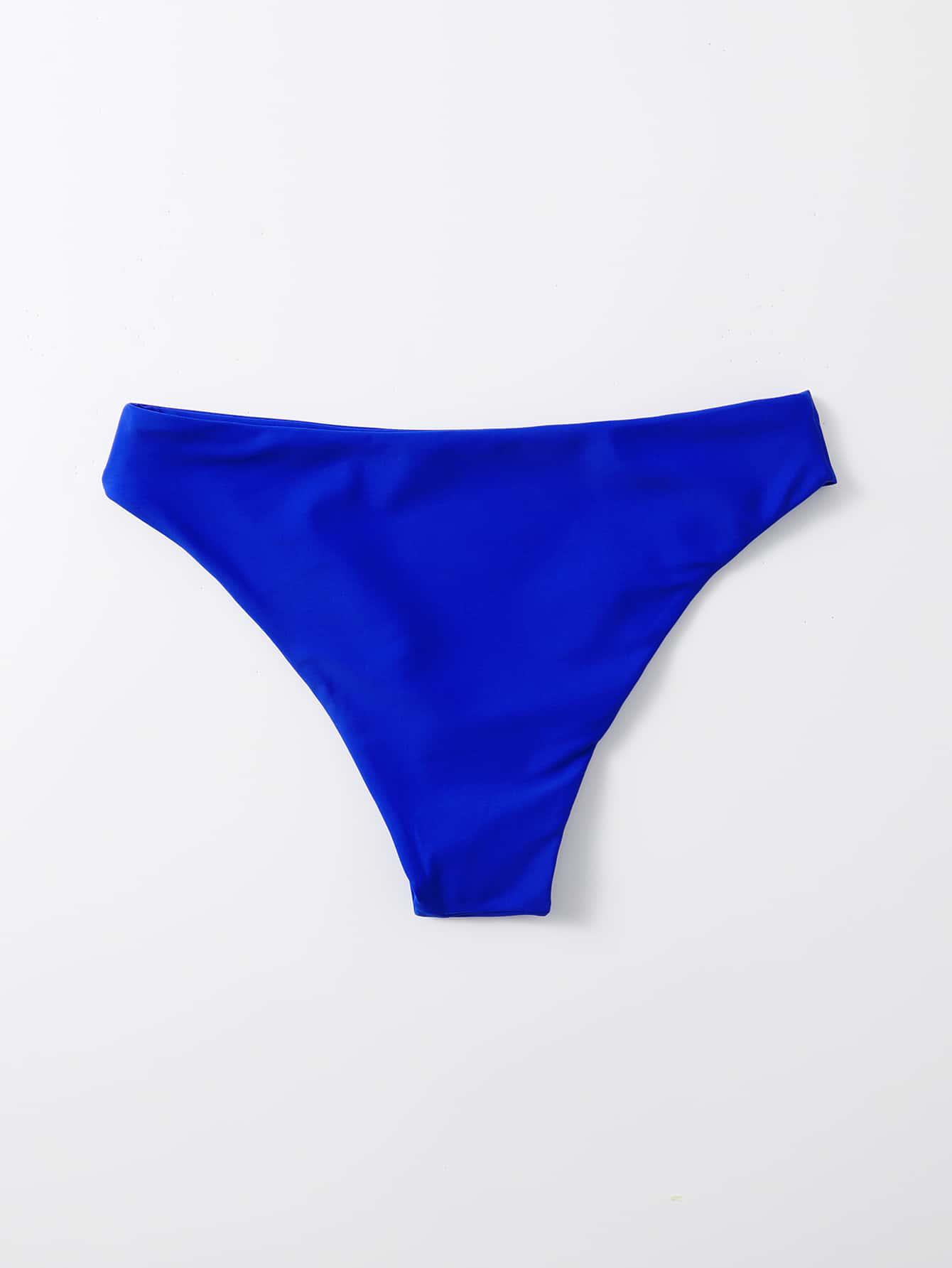 SHEIN NIEBIESKI DÓŁ OD BIKINI S09__S