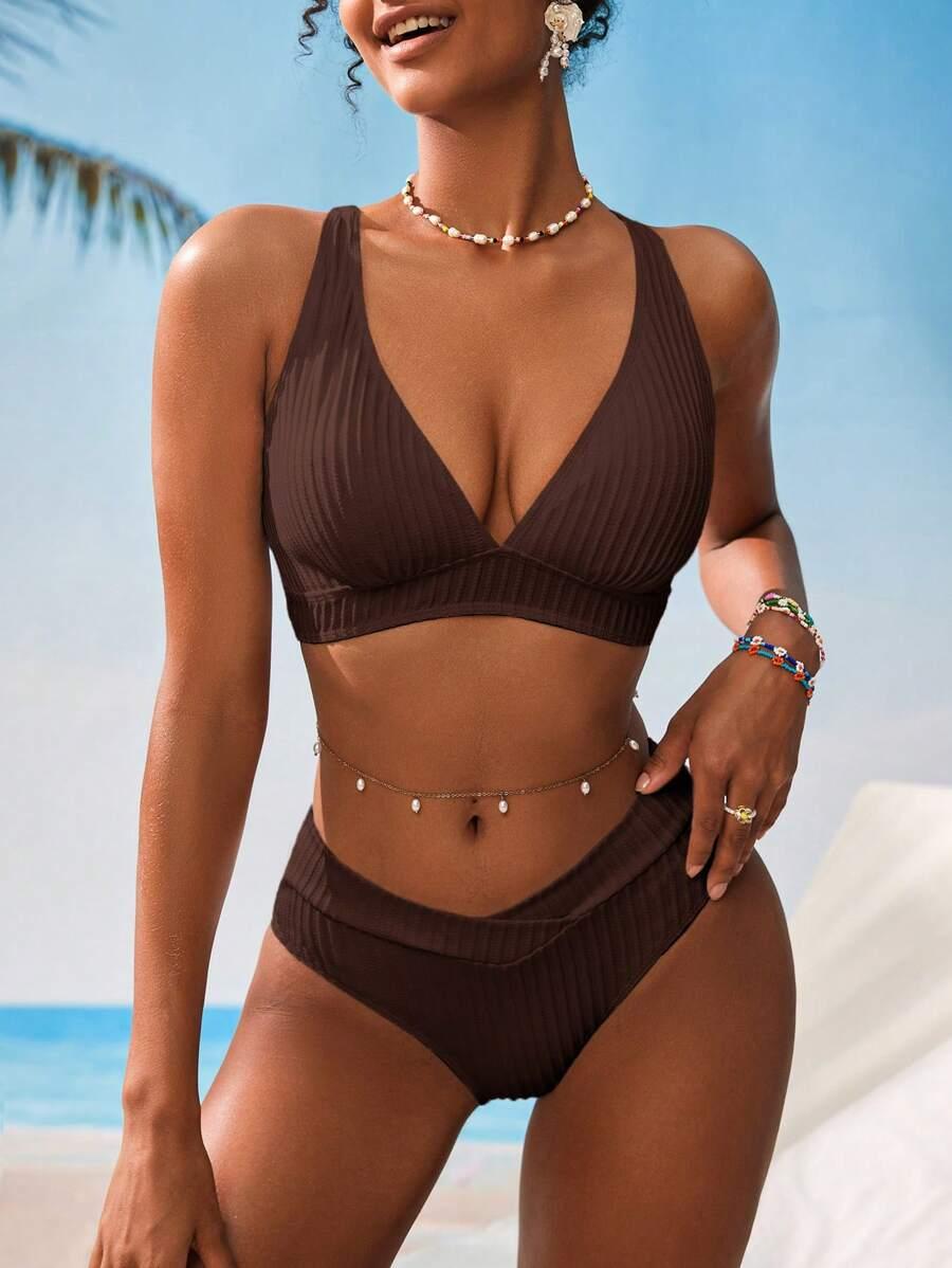 SHEIN DWUCZĘŚCIOWY STRÓJ KĄPIELOWY S09__S