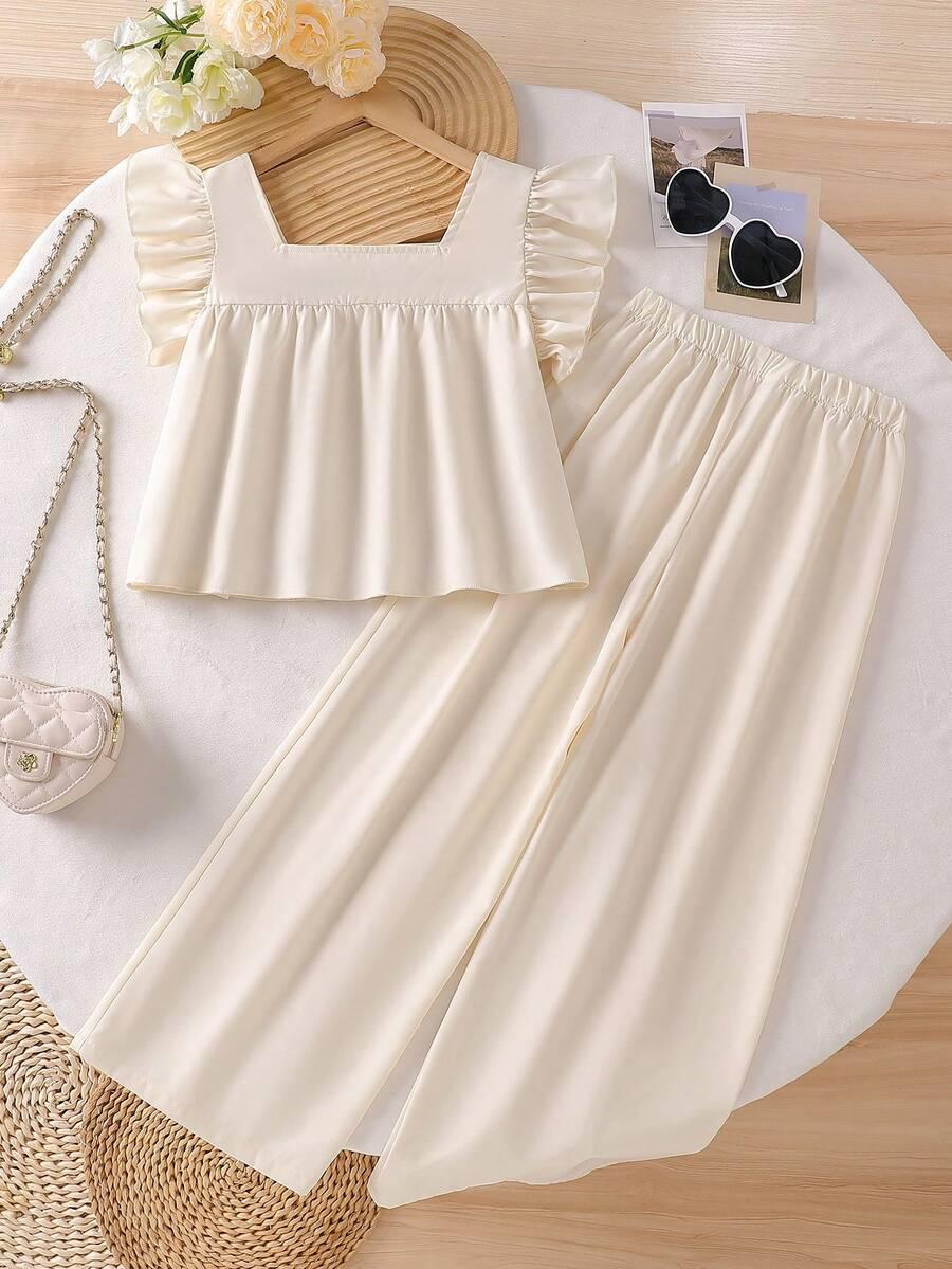 SHEIN BLUZKA SPODNIE KOMPLET S06__152