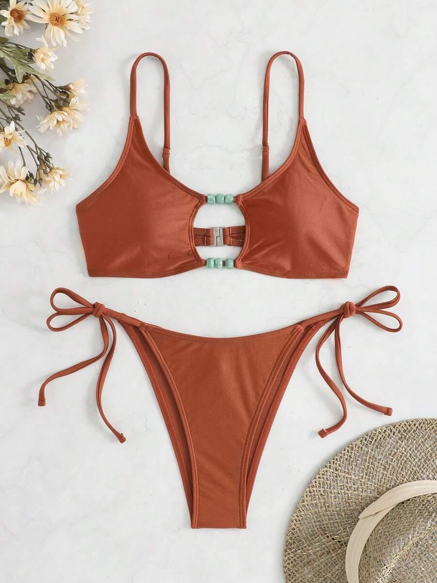 SHEIN DWUCZĘŚCIOWY STRÓJ KĄPIELOWY S09__M