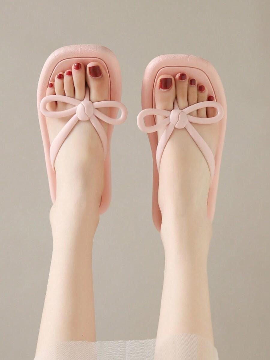 SHEIN RÓŻOWE JAPONKI KOKARDA S06__37,5-38