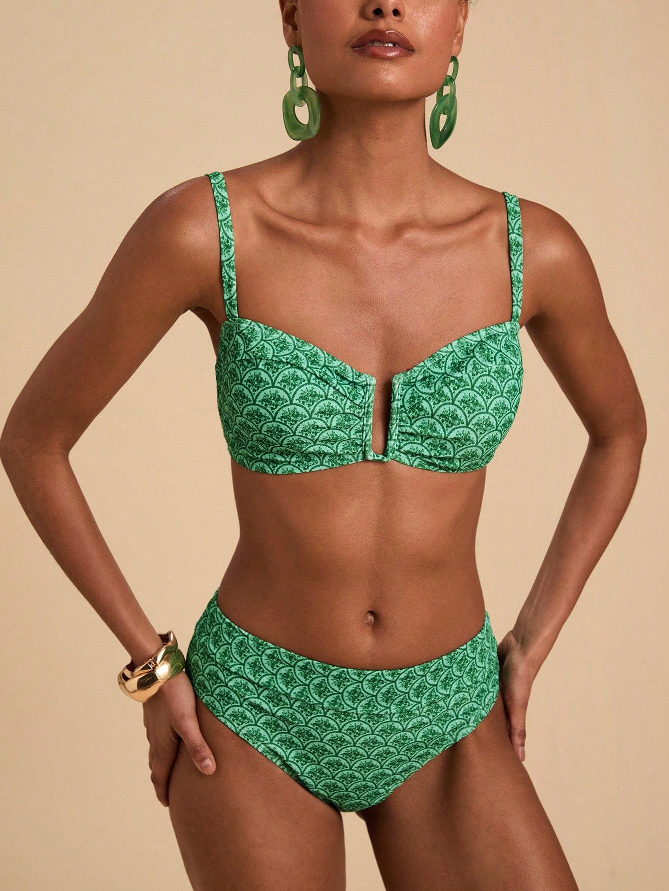 SHEIN DWUCZĘŚCIOWY STRÓJ KĄPIELOWY S09__M