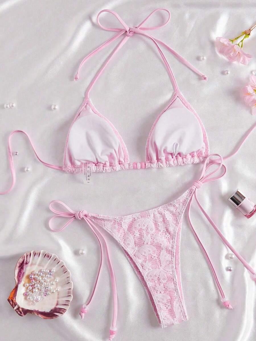 SHEIN DWUCZĘŚCIOWY STRÓJ KĄPIELOWY S09__S