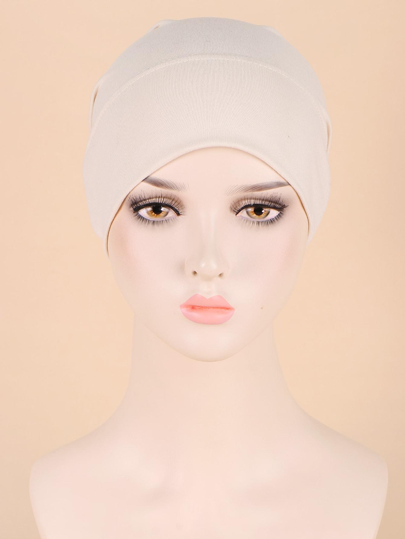 SHEIN BEŻOWY TURBAN NA GŁOWĘ S07__OS