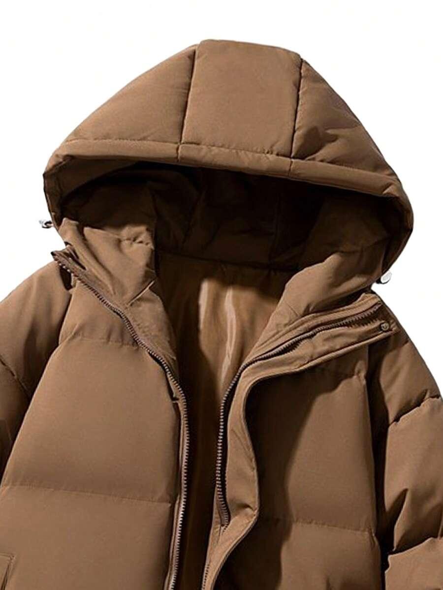 SHEIN BRĄZOWA PIKOWANA KURTKA W01__XXS