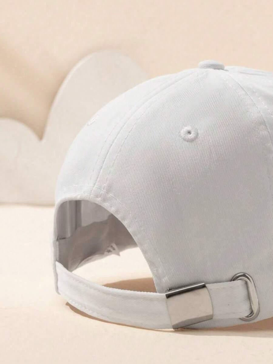 SHEIN BIAŁA CZAPKA Z DASZKIEM S07__OS