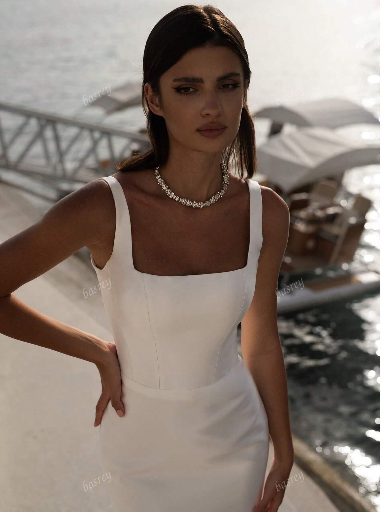 SHEIN BIAŁA MAXI SUKIENKA S06__XS