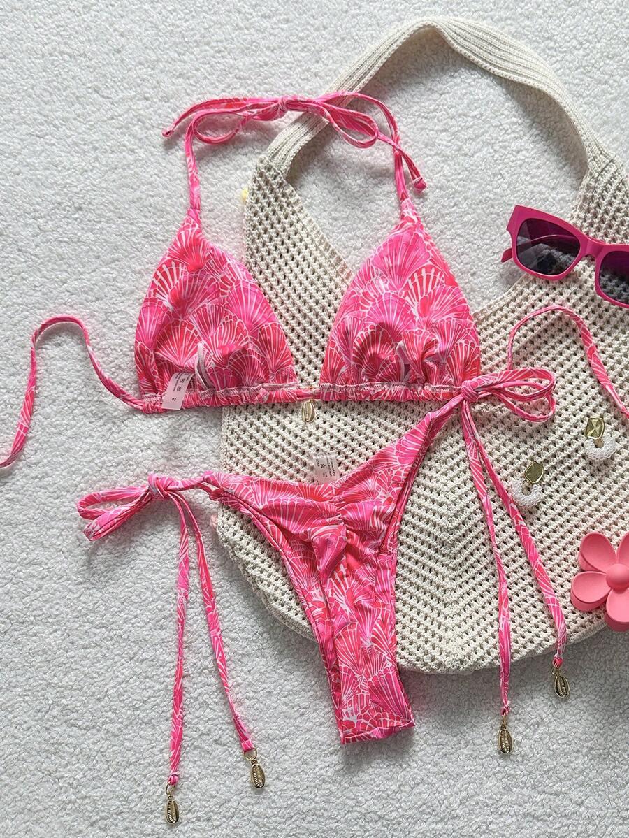 SHEIN DWUCZĘŚCIOWY STRÓJ KĄPIELOWY S09__XS