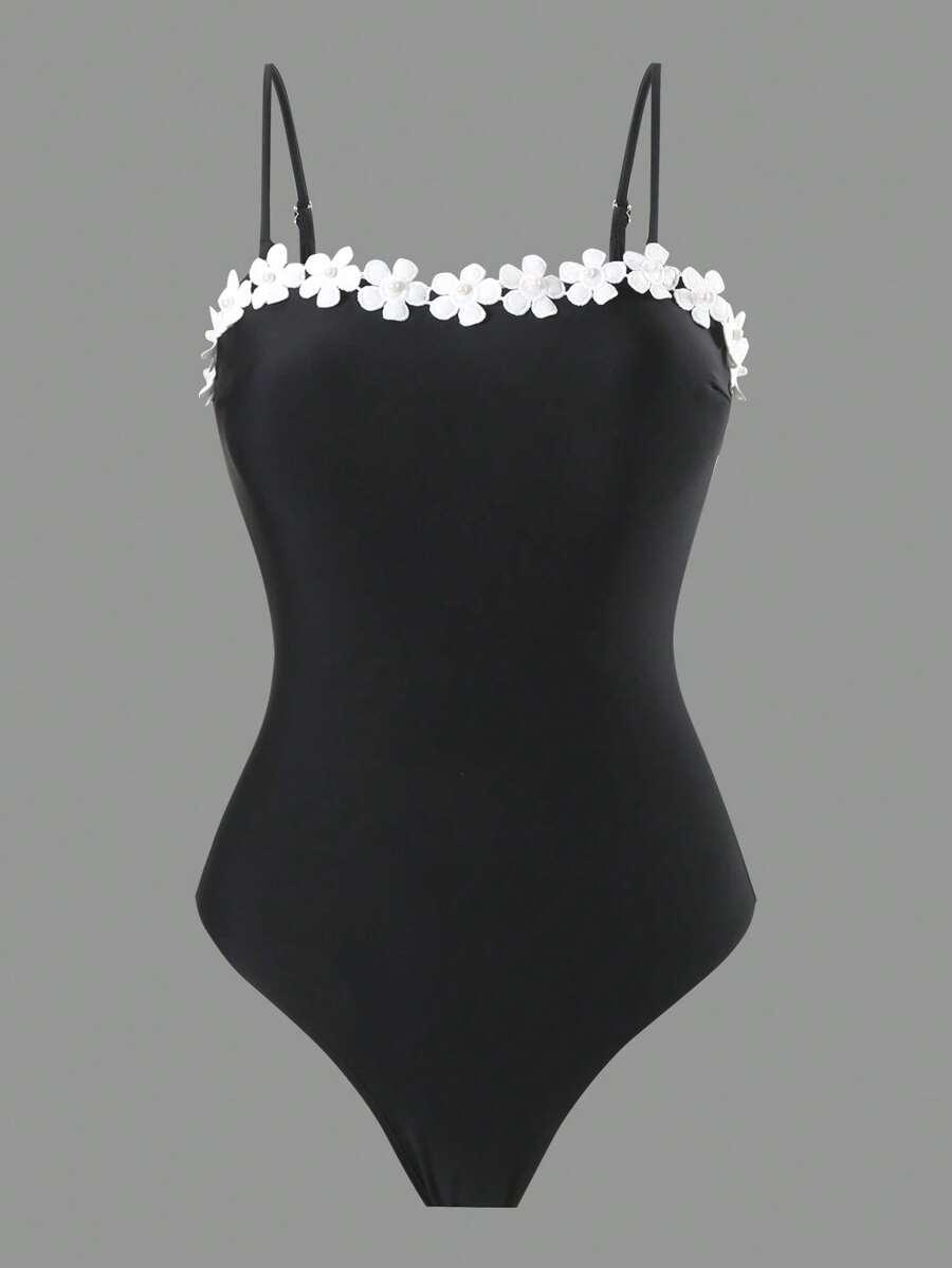 SHEIN JEDNOCZĘŚCIOWY STRÓJ KĄPIELOWY S09__M