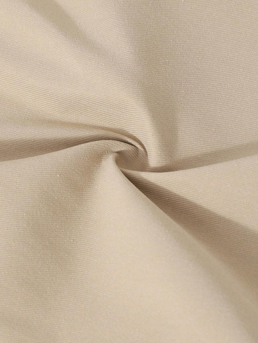 SHEIN BEŻOWY PŁASZCZ PASEK W01__166-179