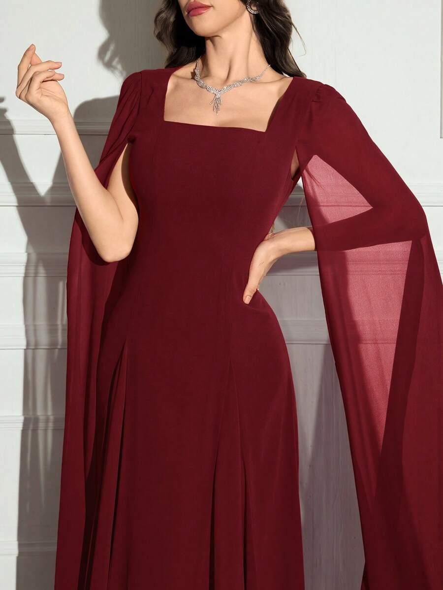 SHEIN CZERWONA MAXI SUKIENKA S06__XXL