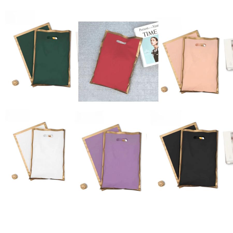 SHEIN CZARNA TORBA PREZENTOWA 10-PACK S07__30X40CM