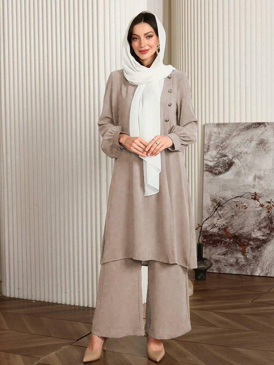 SHEIN TUNIKA SPODNIE KOMPLET S06__XXL