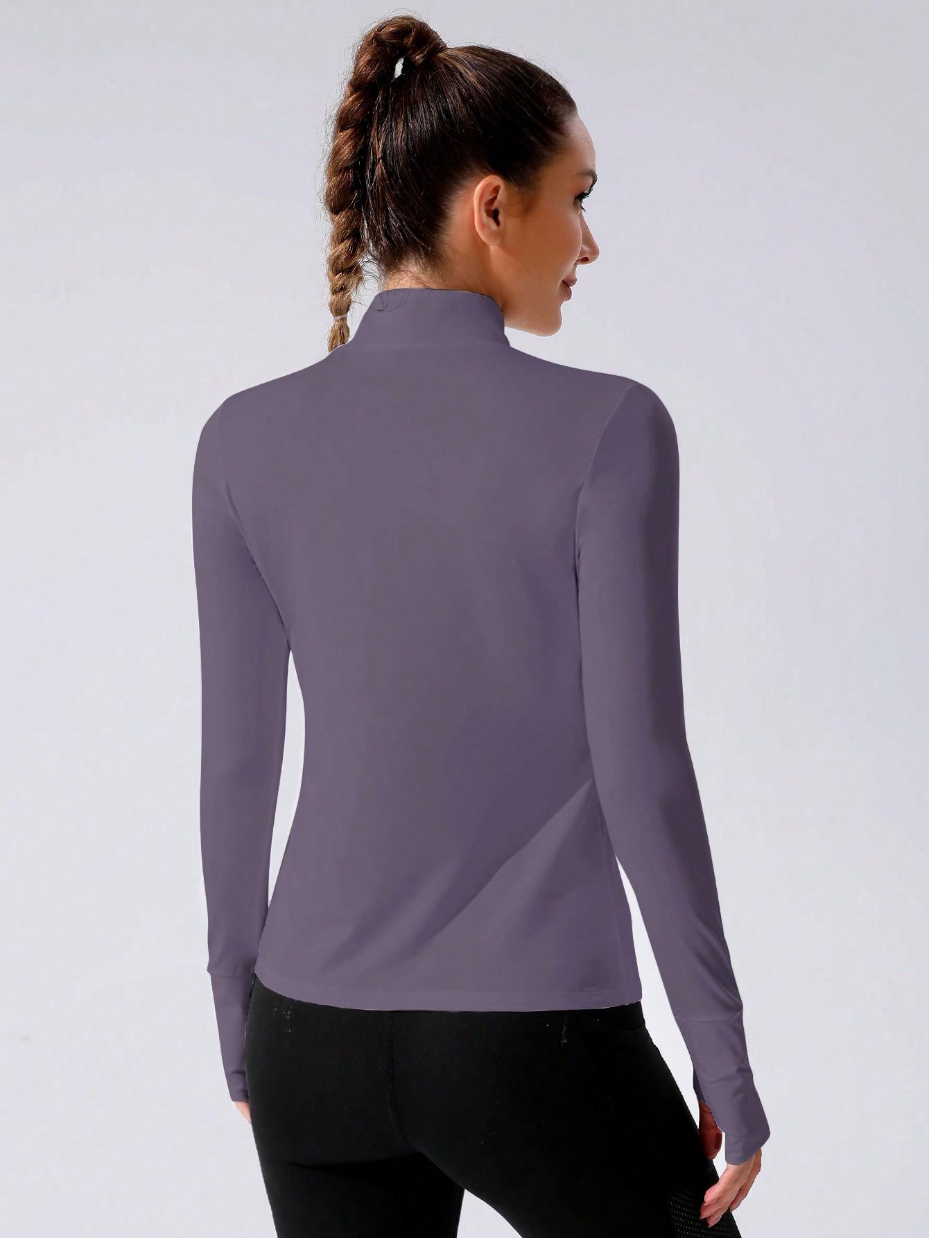 SHEIN-PLAYWRIGHT FIOLETOWA BLUZA SPORTOWA S06__M