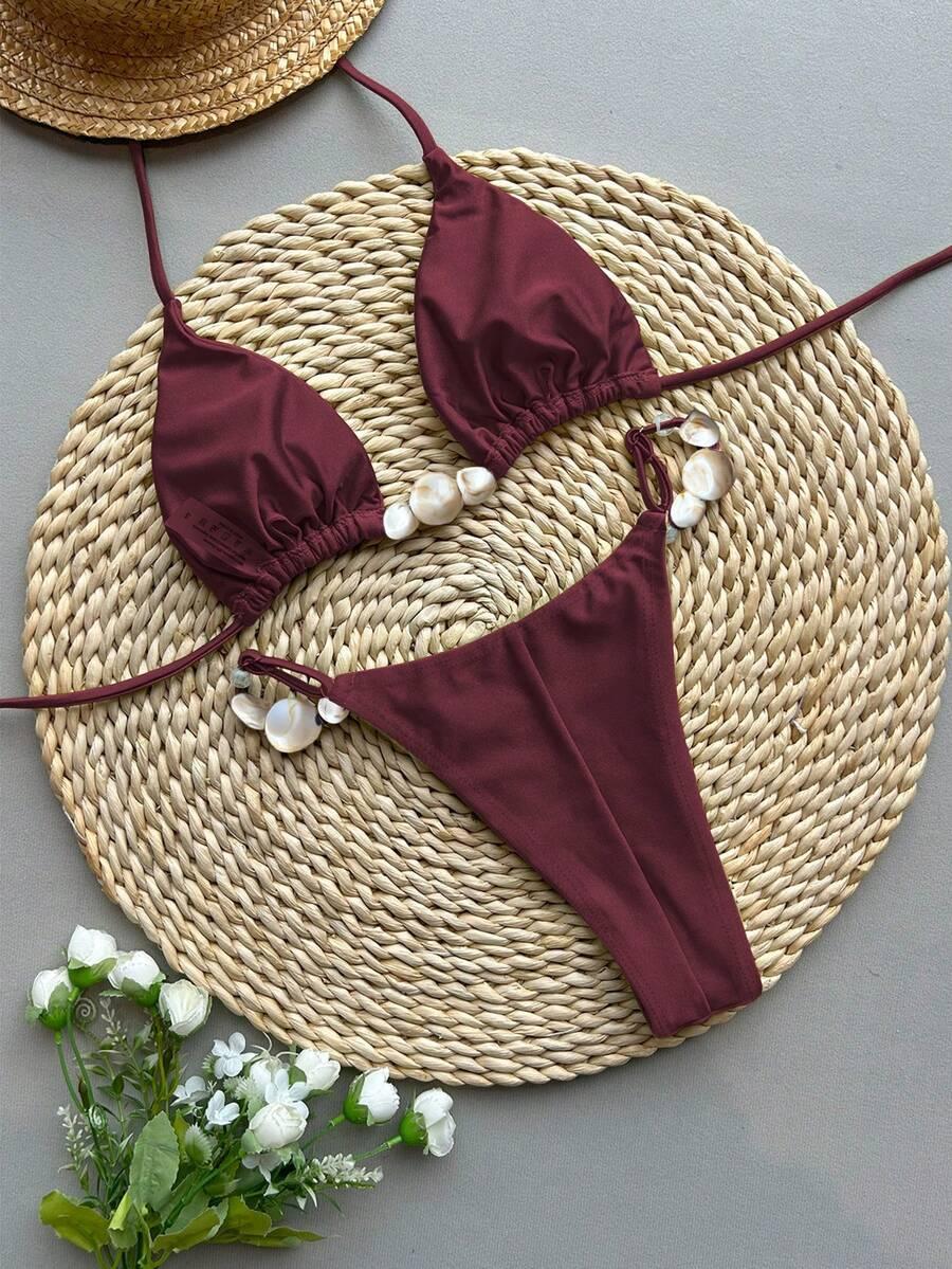 SHEIN DWUCZĘŚCIOWY STRÓJ KĄPIELOWY S09__M