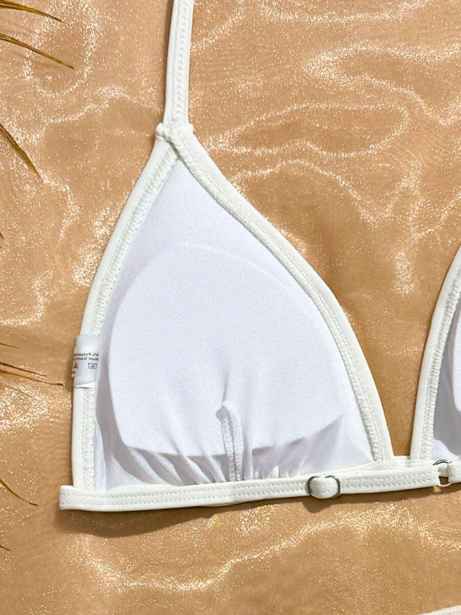 SHEIN KOMPLET DWUCZĘŚCIOWY STRÓJ KĄPIELOWY SARONG S09__152