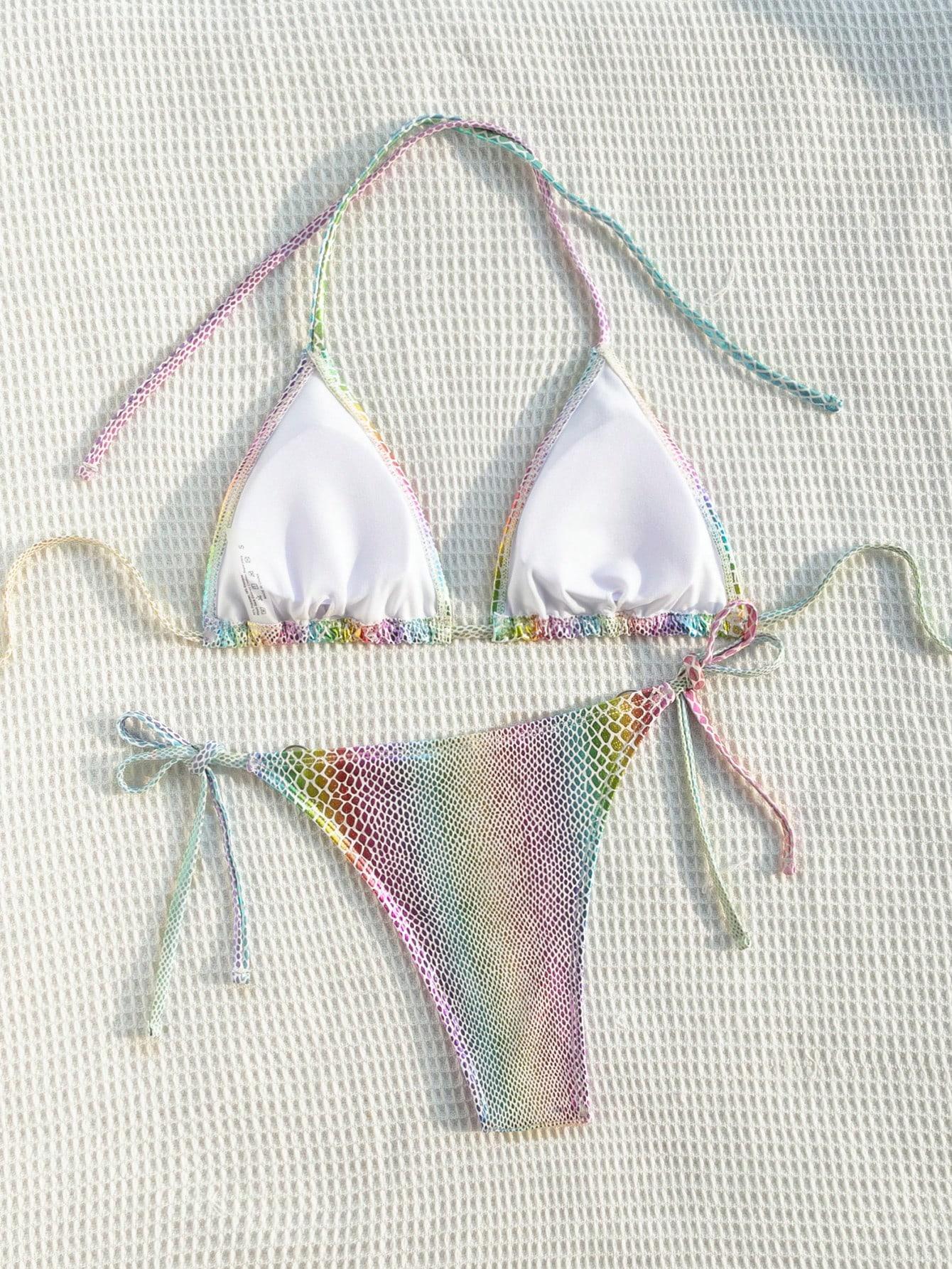 SHEIN DWUCZĘŚCIOWY STRÓJ KĄPIELOWY S09__XXS