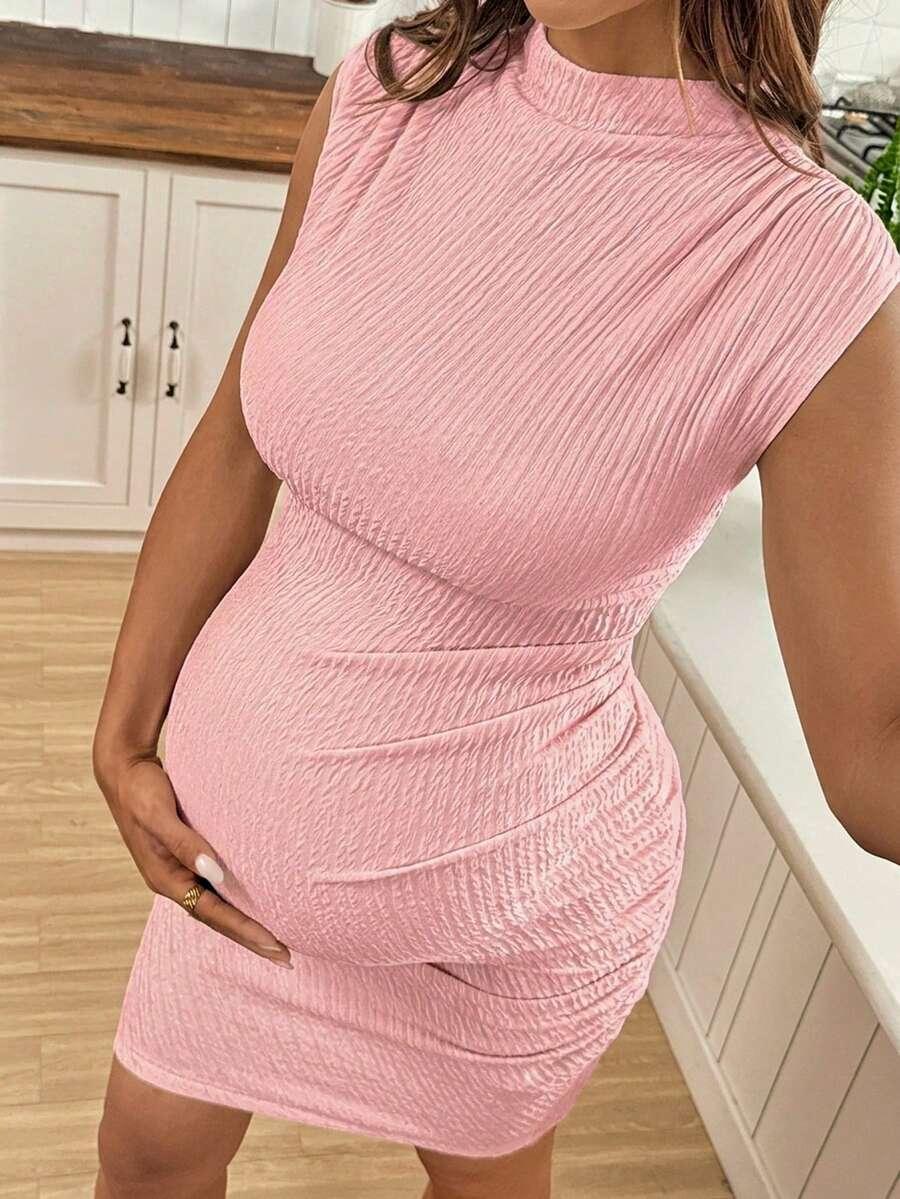 SHEIN RÓŻOWA SUKIENKA CIĄŻOWA S06__XXL