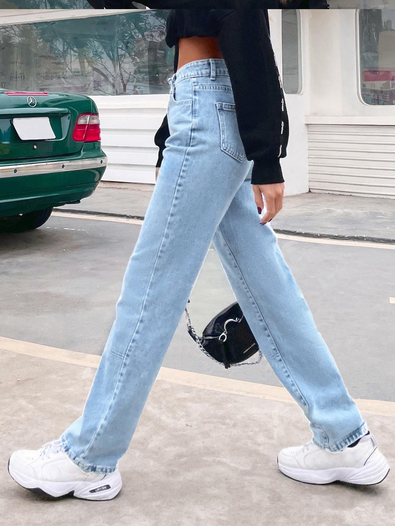 SHEIN NIEBIESKIE SPODNIE JEANS S06__M