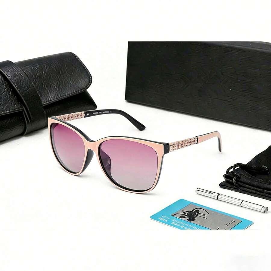 SHEIN RÓŻOWE OKULARY PRZECIWSŁONECZNE S07