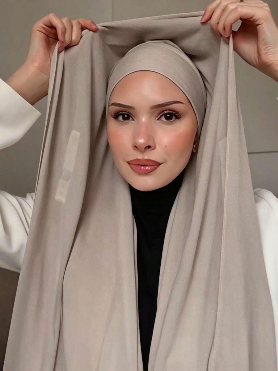 SHEIN SZARA CHUSTA HIDŻAB S07