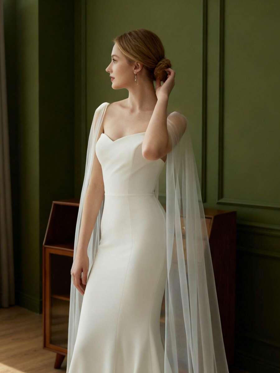 SHEIN BIAŁY TREN TIUL S07__300CM