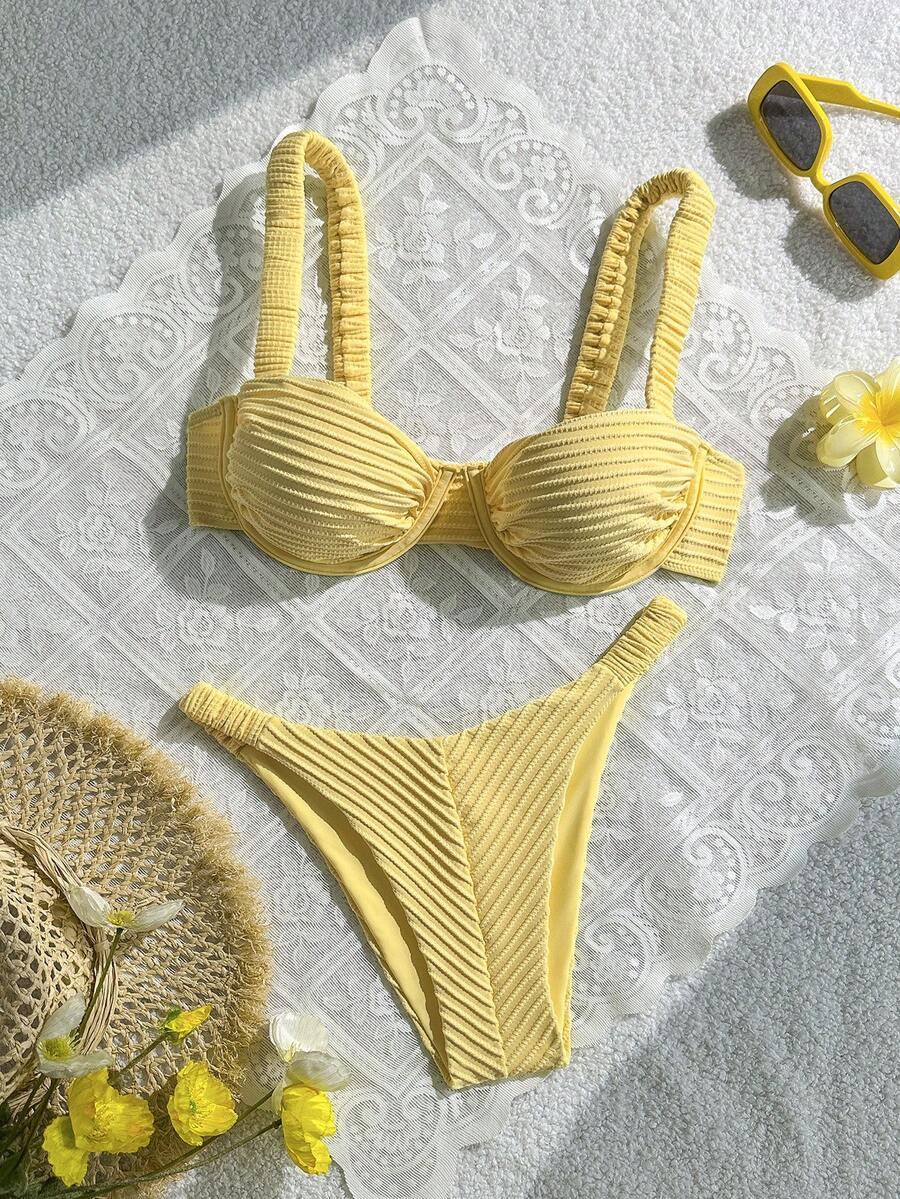 SWIM MOD ŻÓŁTY STRÓJ KĄPIELOWY S09__XL