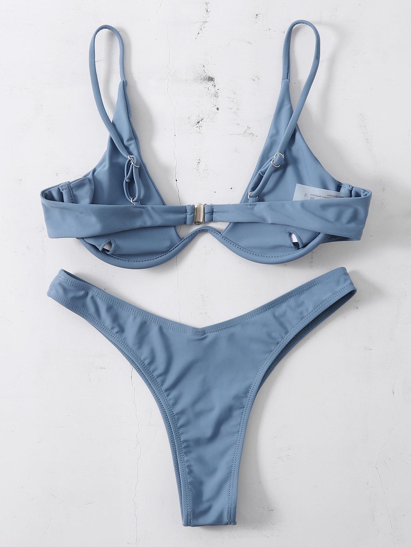 SHEIN DWUCZĘŚCIOWY STRÓJ KĄPIELOWY S09__S