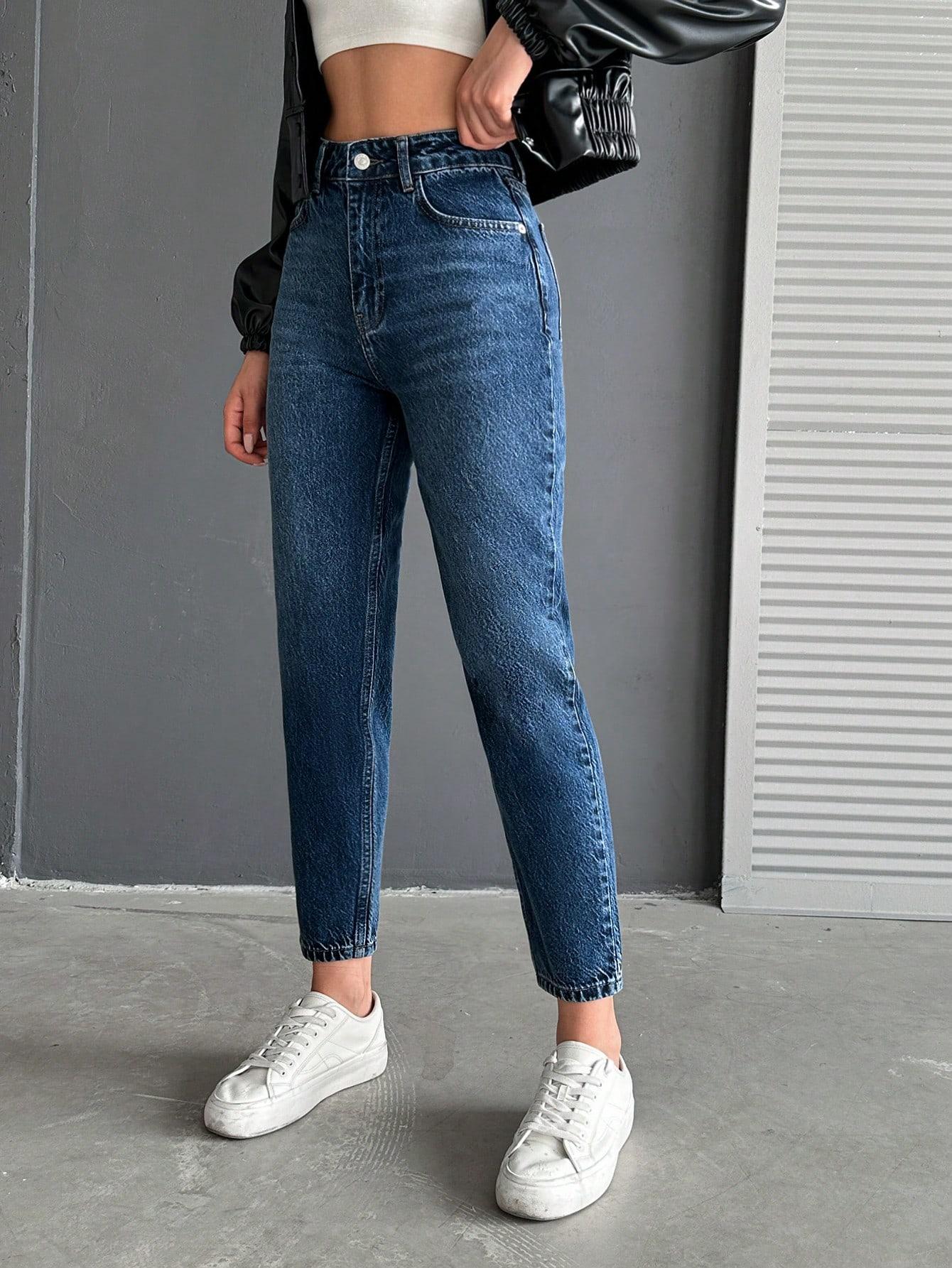 SHEIN SPODNIE MOM JEANS S06__M
