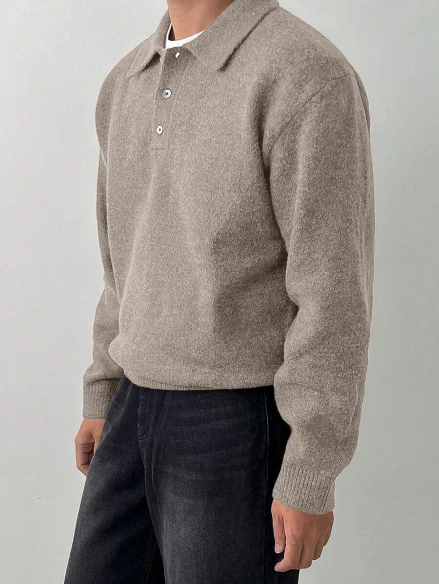 SHEIN SWETER Z KOŁNIERZEM S06__M