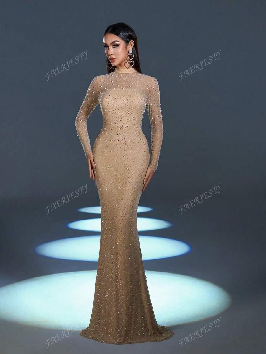 SHEIN CIELISTA MAXI SUKIENKA CYRKONIE S06__S