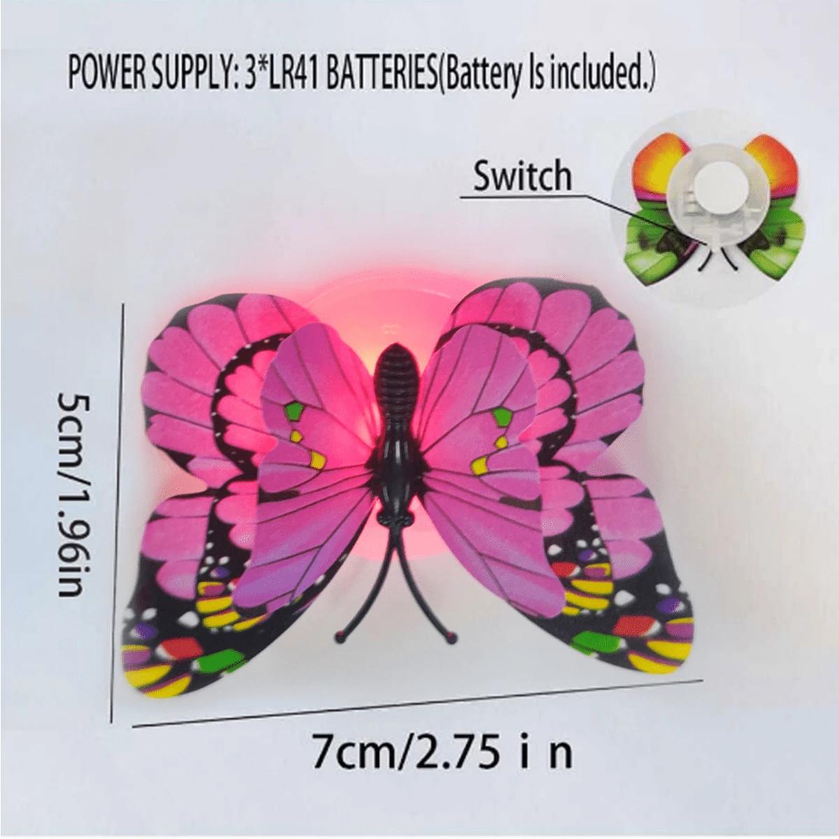 SHEIN LAMPKI WZÓR MOTYLE 18-PACK S07