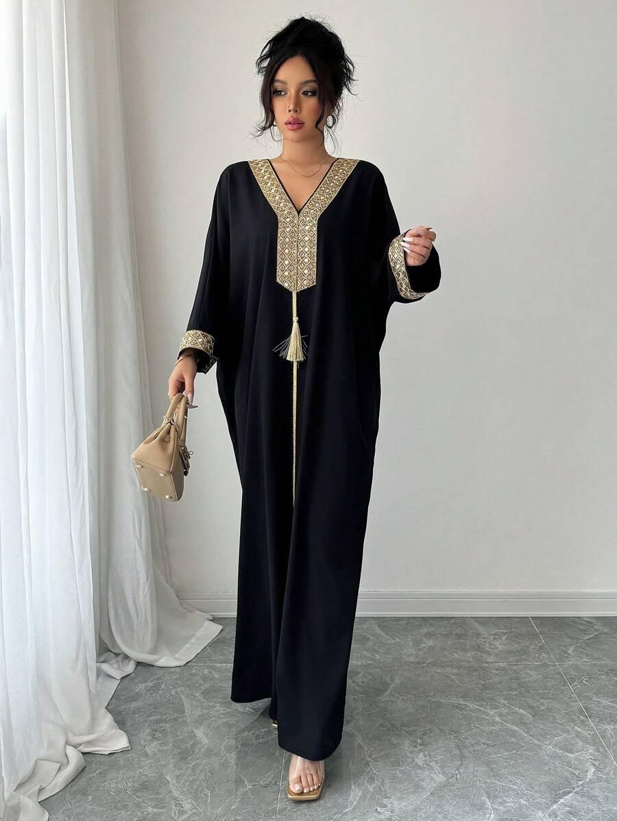 SHEIN MXI SUKIENKA ZDOBIENIE S06__S