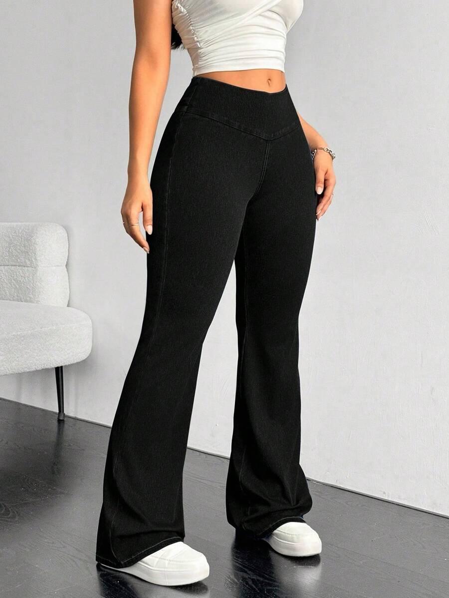 SHEIN CZARNE SPODNIE CASUAL S06__48