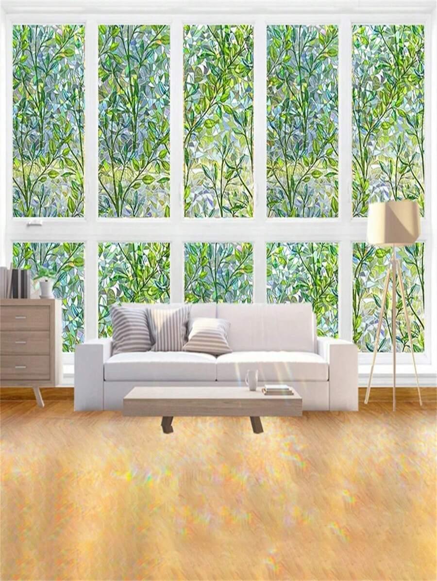 SHEIN ZIELONA FOLIA NA OKNO S07__45X100CM