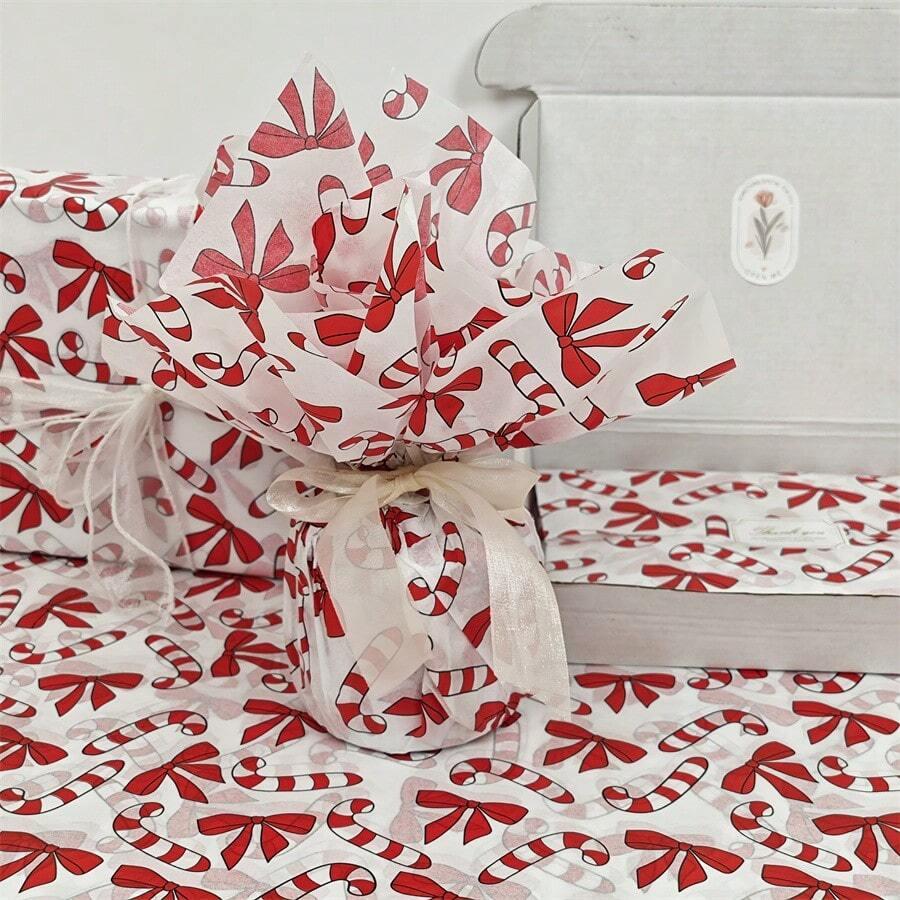 SHEIN PAPIER DO PAKOWANIA PREZENTÓW 10-PACK BDD__10X10CM