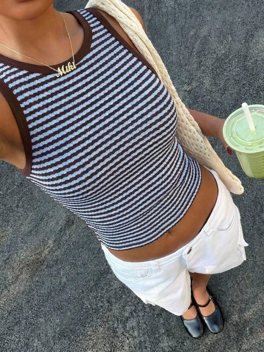 SHEIN TOP SZEROKIE RAMIĄCZKA S06__XS