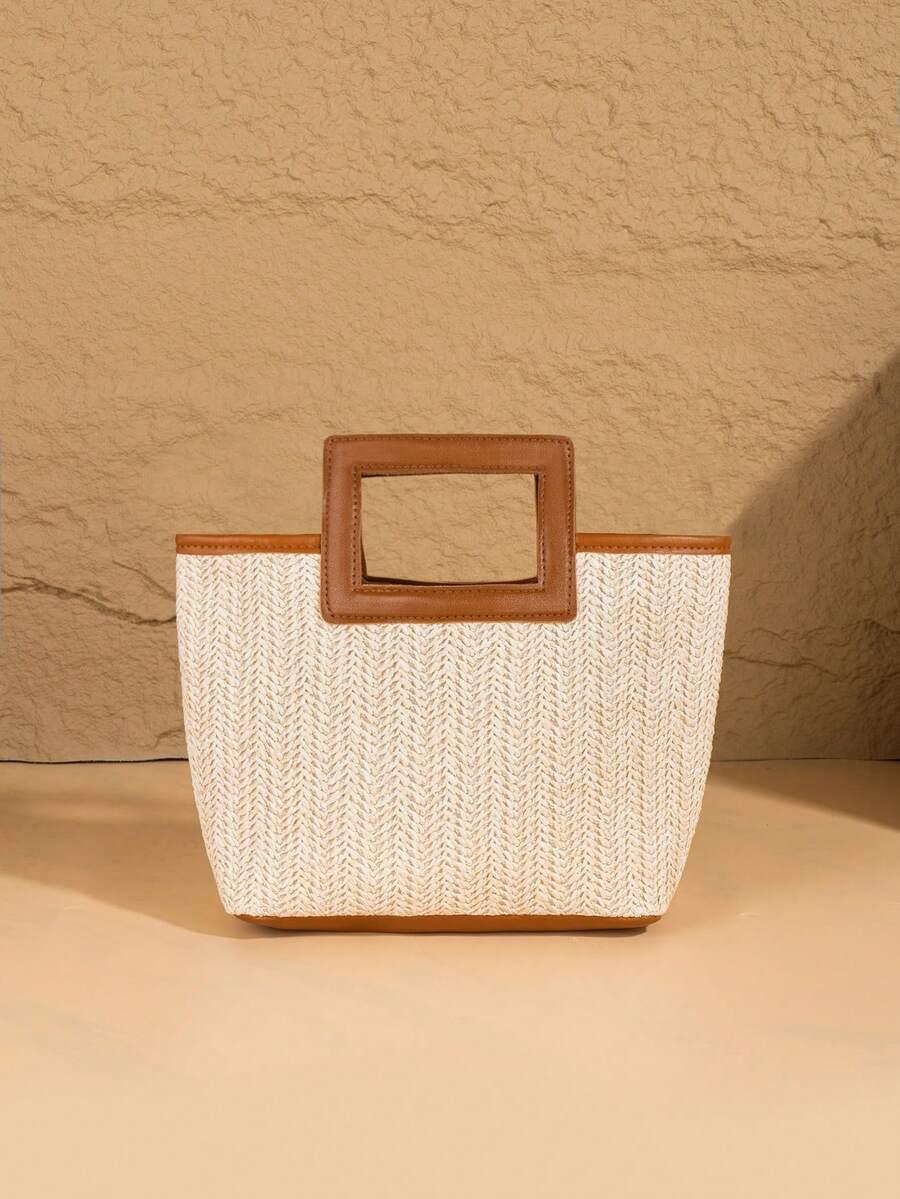 SHEIN BEŻOWA TOREBKA CASUAL S07__20X17