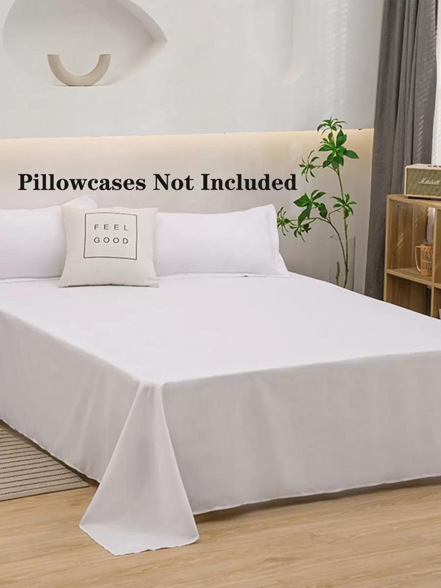 SHEIN KLASYCZNE BIAŁE PRZEŚCIERADŁO S07__150X230CM
