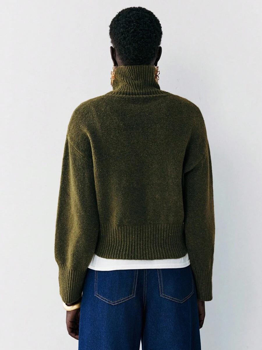 LUMIVELLE ZIELONY SWETER GOLF S06__L