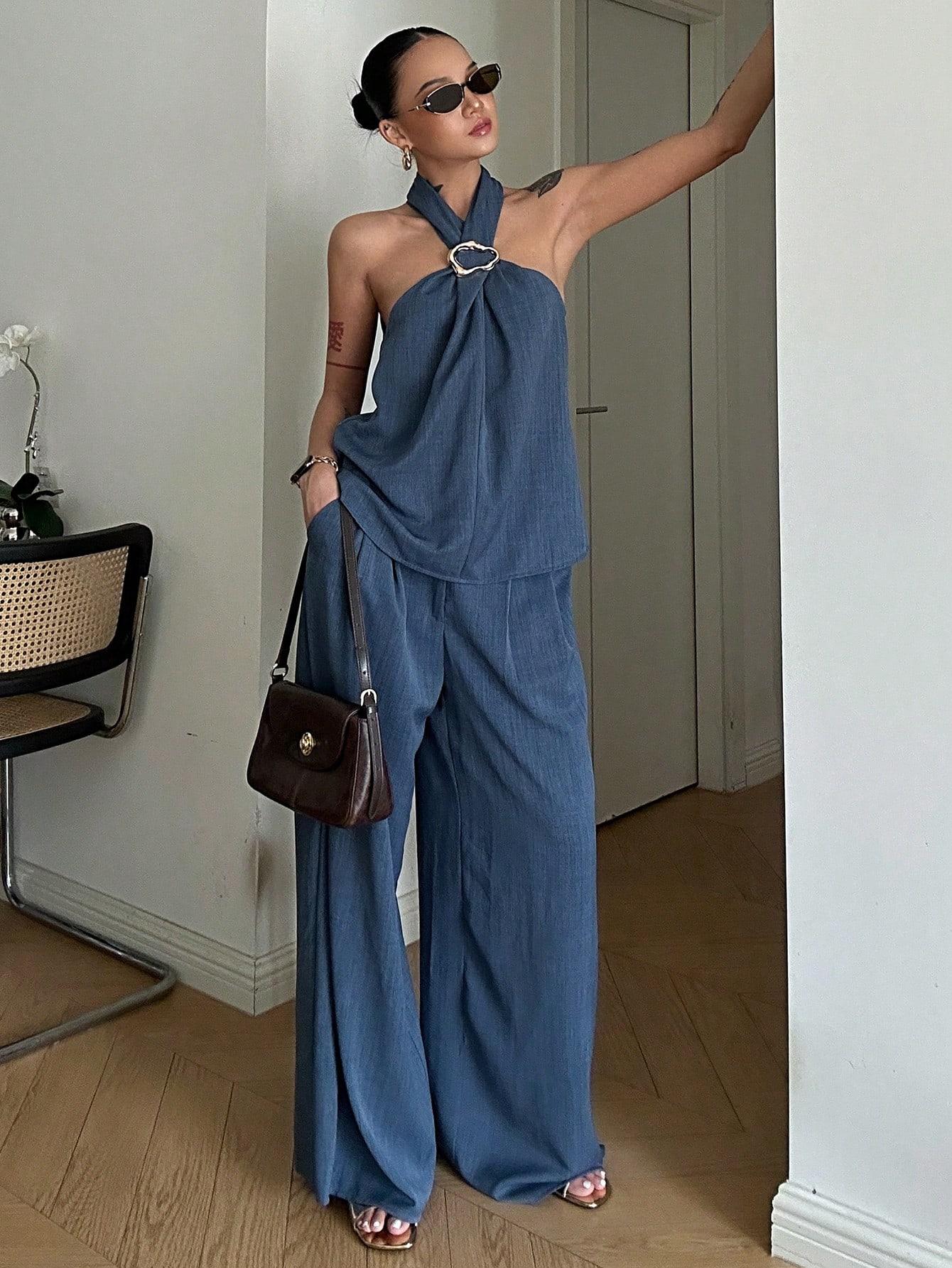 SHEIN BLUZKA SPODNIE KOMPLET