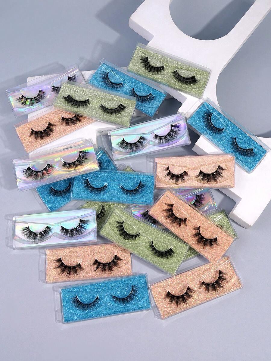 MAANGE CZARNE SZTUCZNE RZĘSY 20 PACK S07