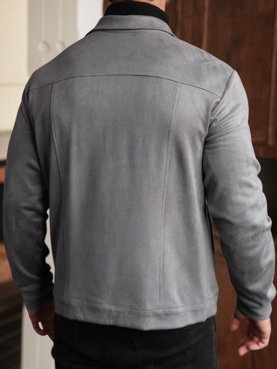 SHEIN SZARA KURTKA ZAMEK S06__M
